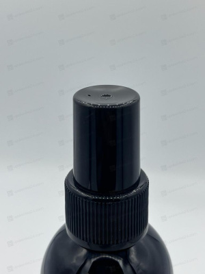 Спрей 24/410 черный рифленый с темным колпаком BS0391 (трубка 220 мм.)